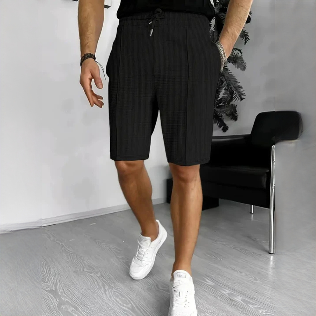 Herren Shorts Modisch Kordelzug Kurz