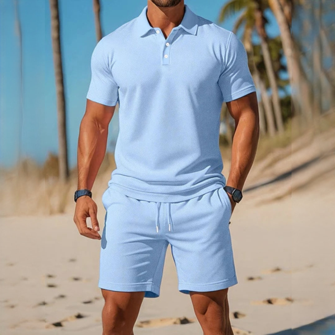 Männer Sommeroutfit Leicht Lässig Beige - Norvielle