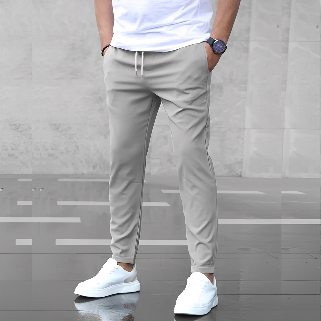 Herren Slim Fit Hose Bequem Schmal