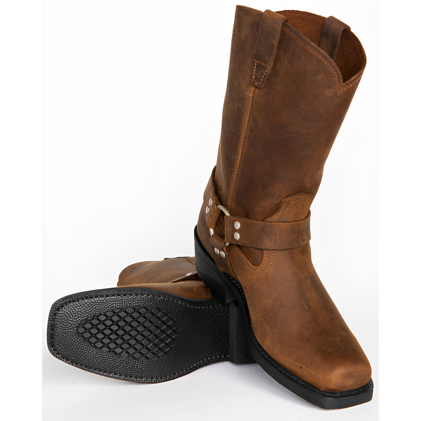 Walter Herren Stiefel Retro Leder Schwarz - Norvielle
