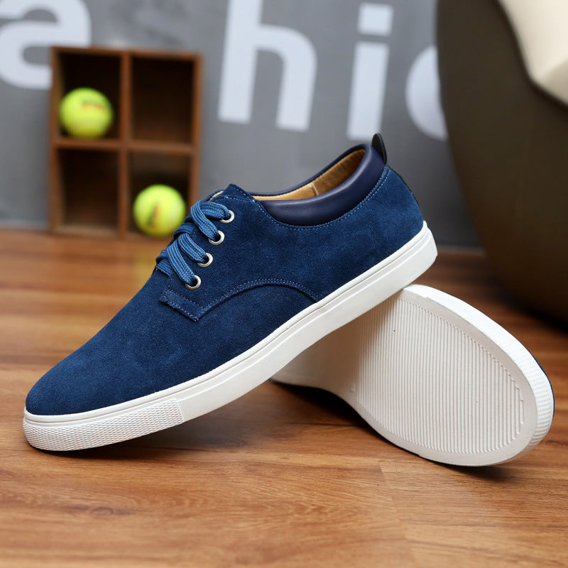 Herren Wildledersneaker Lässig Beige