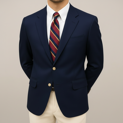 Herren Maßgeschneiderter Blazer Frühjahr Slim Fit - Norvielle