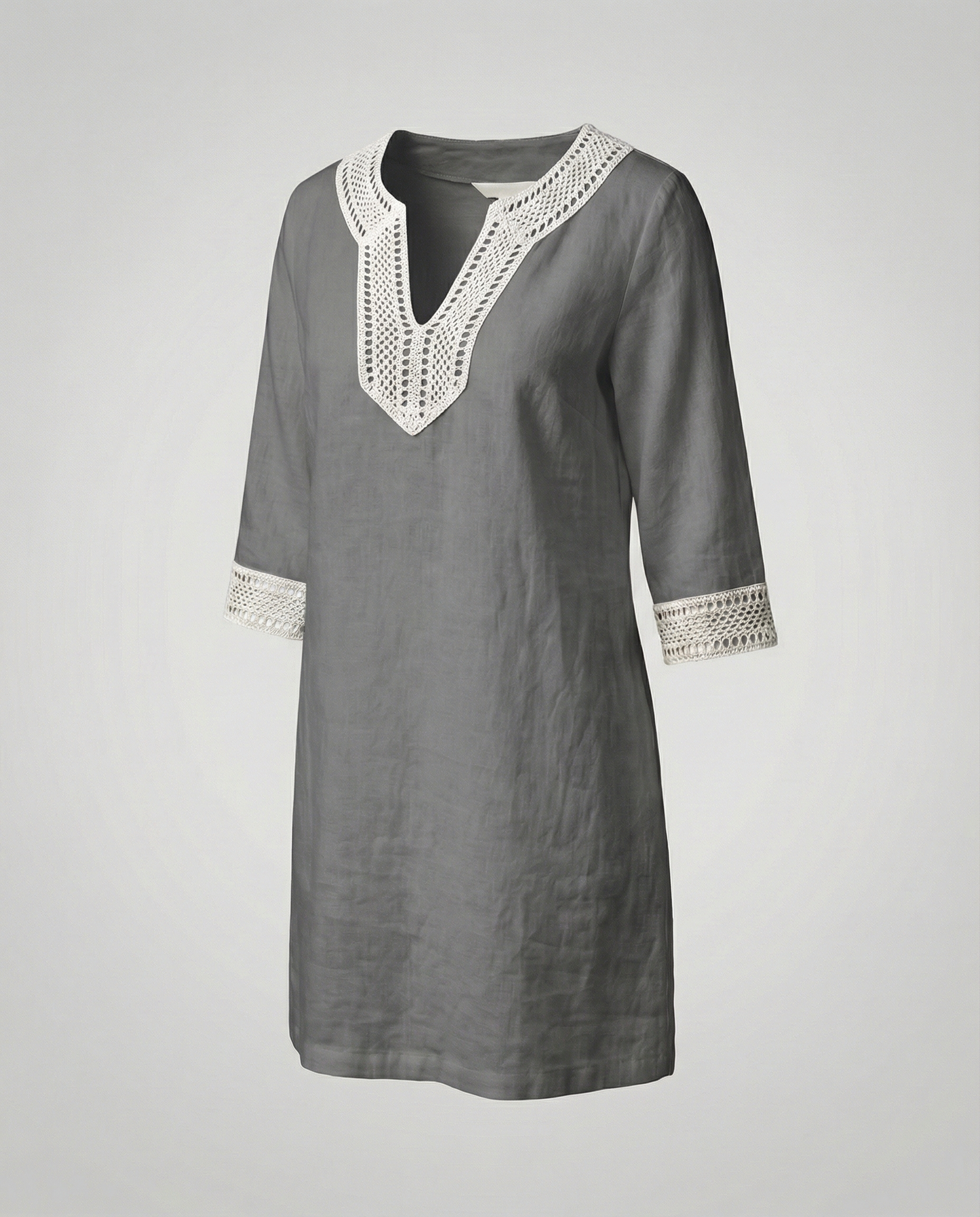 Damen Baumwollkleid Lässig