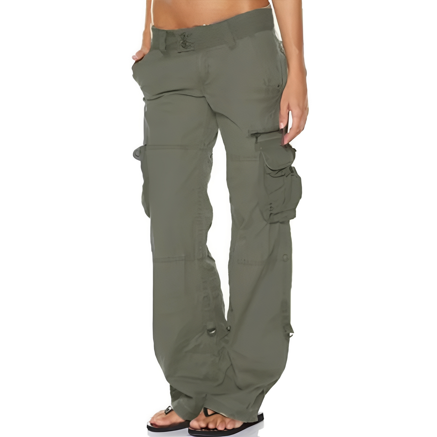 Damen Cargohose Locker Sitzend