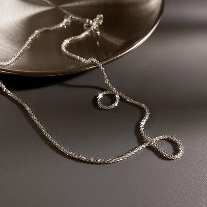 Norvielle Damen Doppelkette Silber