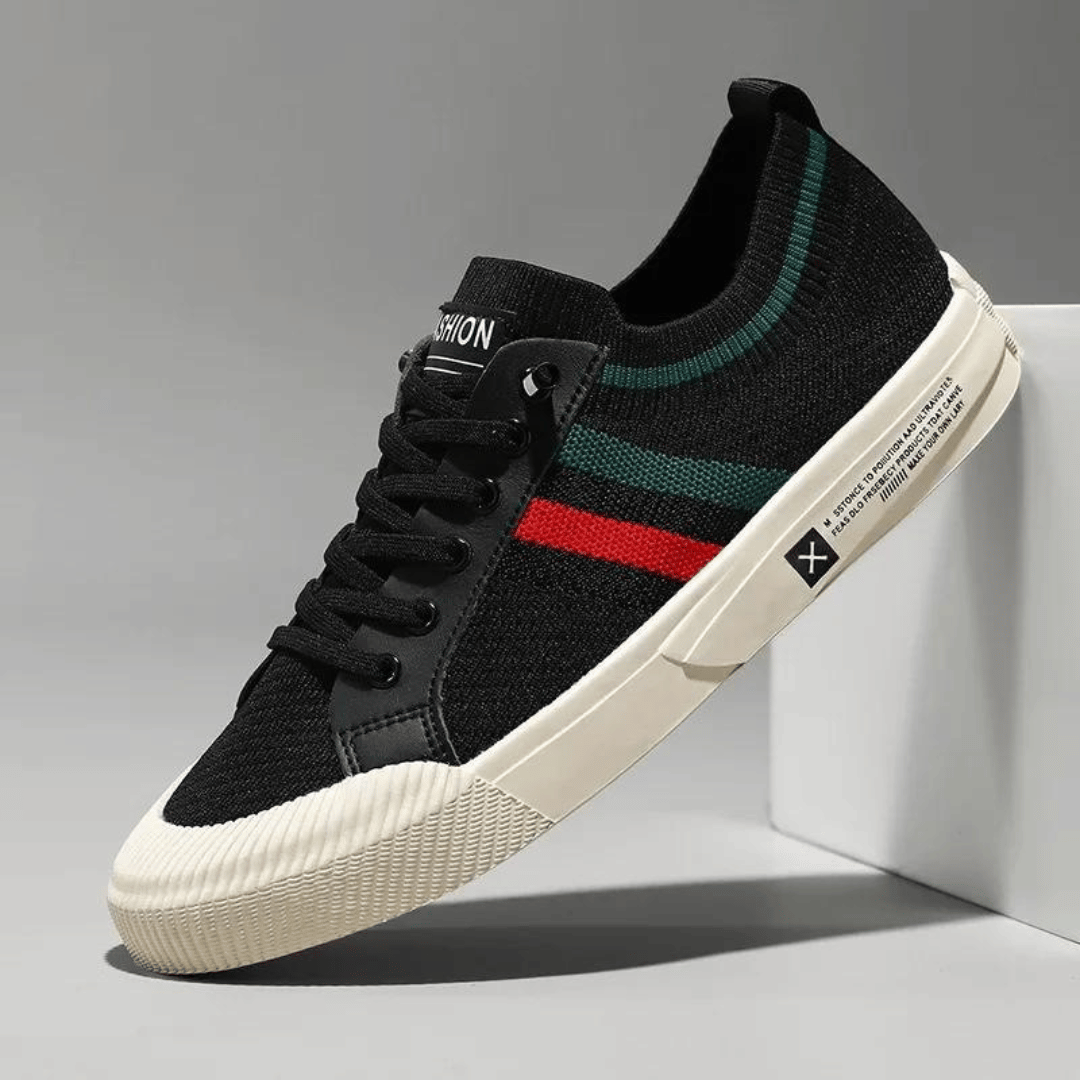 Herren Sneaker Streifen Sportlich