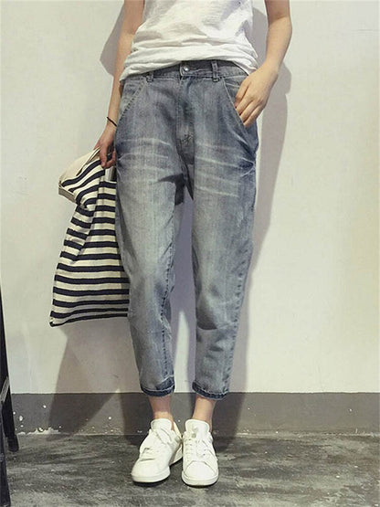 Norvielle Damen Jeanshose Stretch Baumwolle