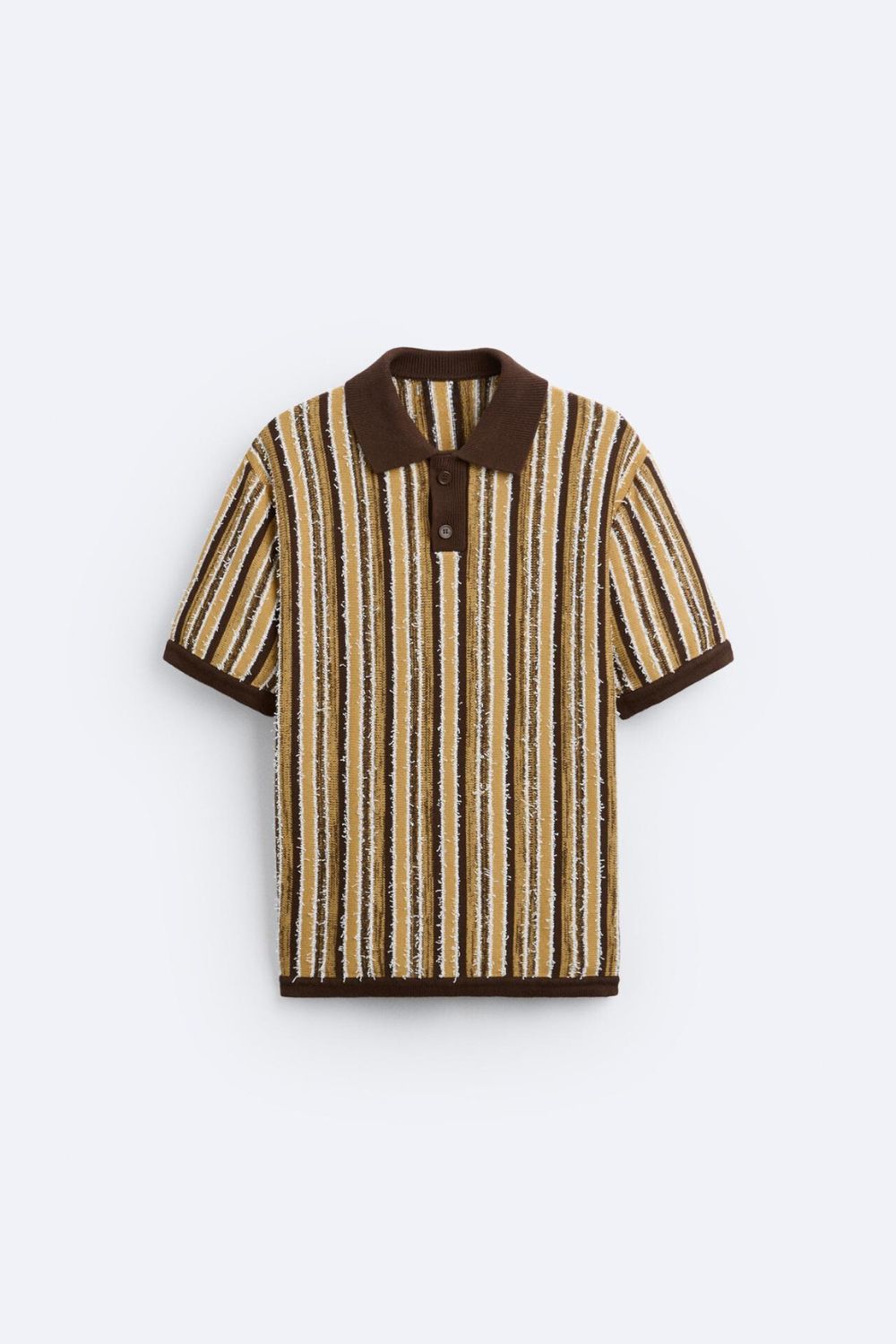 Herren Poloshirt Gestrickt Streifenmuster - Norvielle