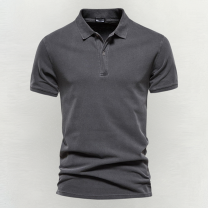 Herren Poloshirt Kurzarm Knopfleiste
