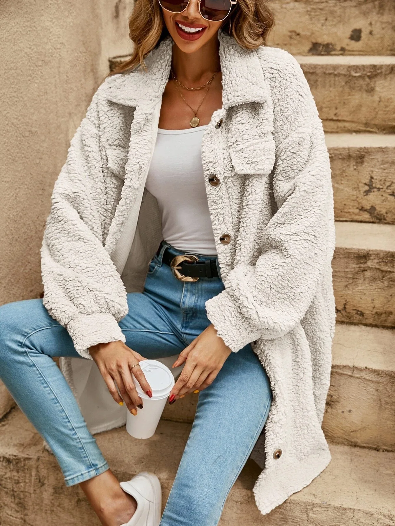 Norvielle Damen Fleecejacke Bequem