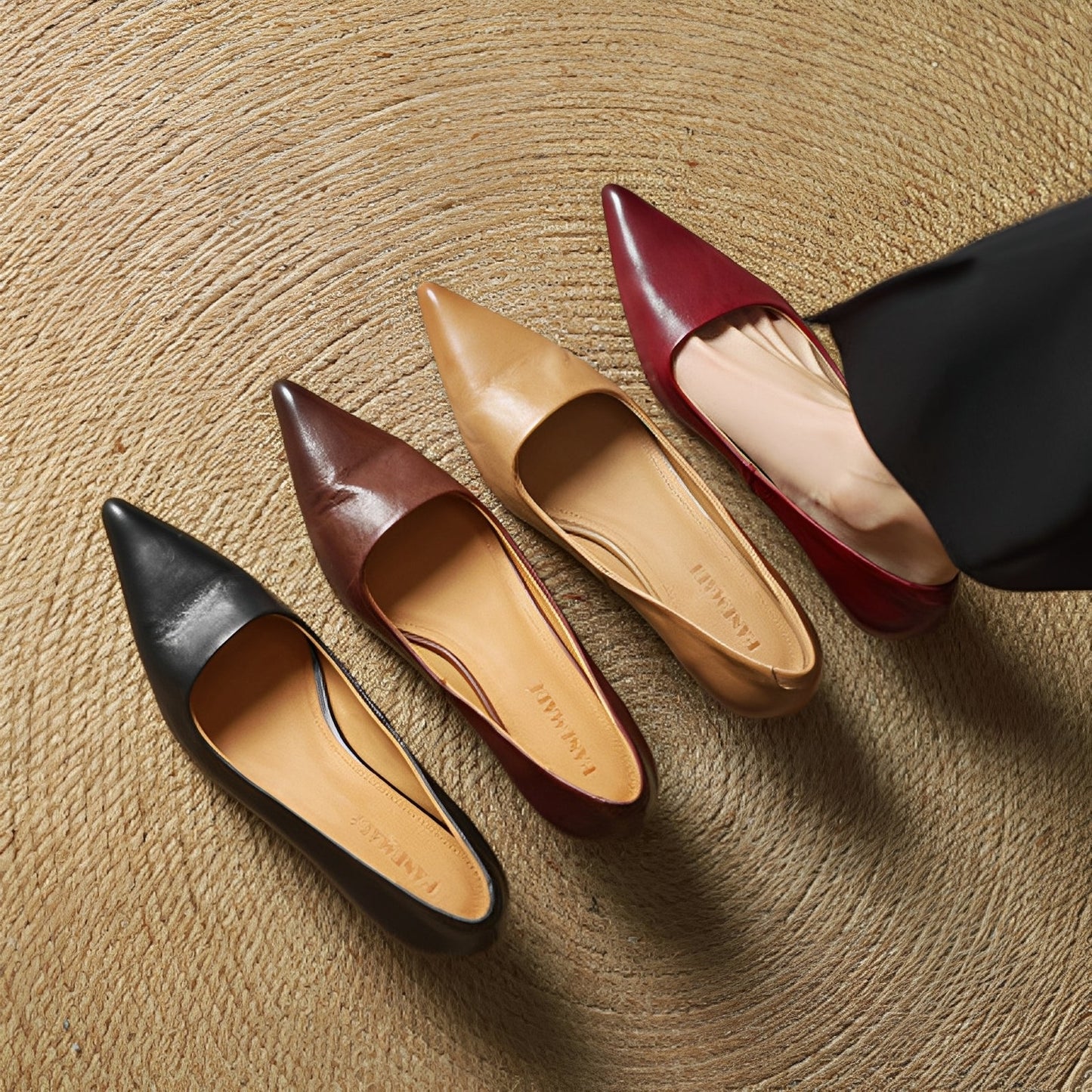 Rhea Damen Pumps Spitze Schuhe