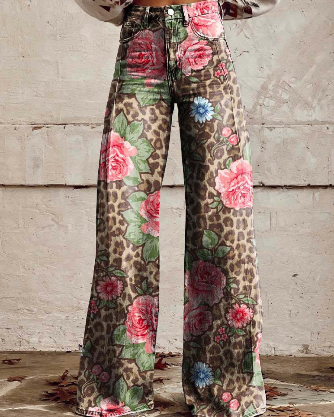 Damen Baggyhose Baumwolle Bequem