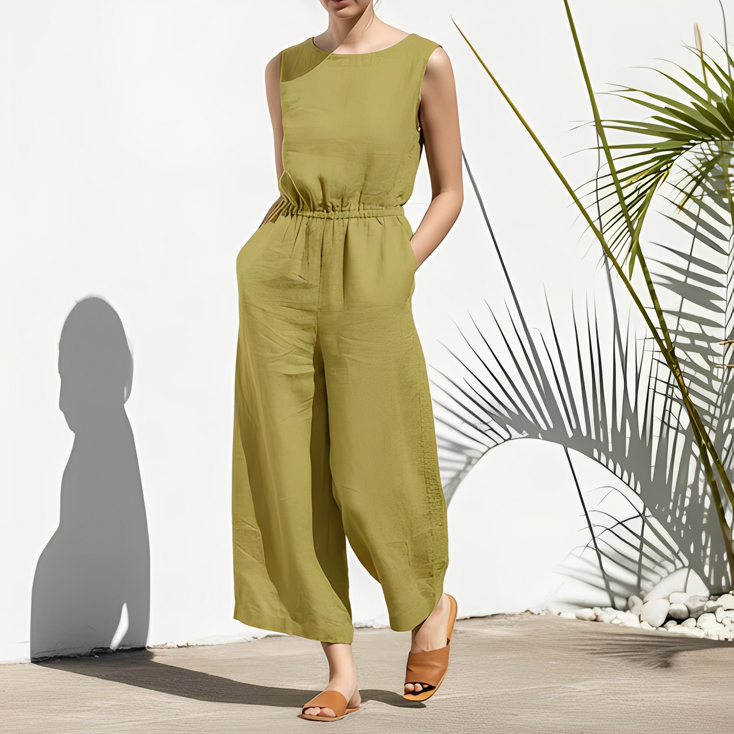 Damen Sommer-Overall Bequem Leicht