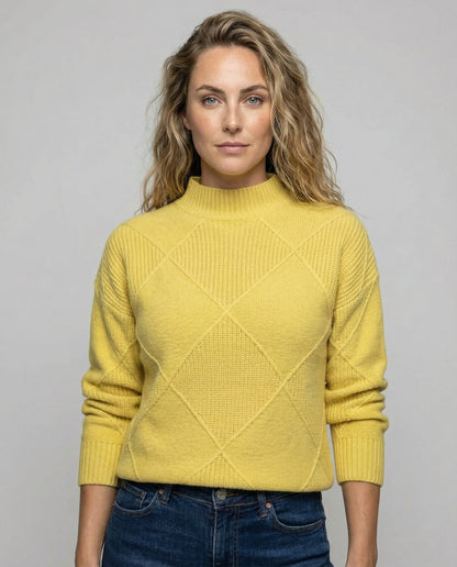 Damen Kaschmir Rollkragenpullover Weich - Norvielle