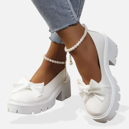 Norvielle Damen Plattform Loafers Schuhe