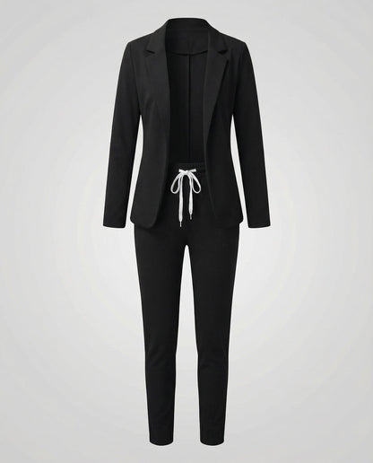 Damen Blazer Hosen Set Elegantes Business