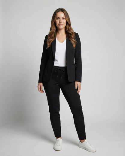 Damen Blazer Hosen Set Elegantes Business - Norvielle