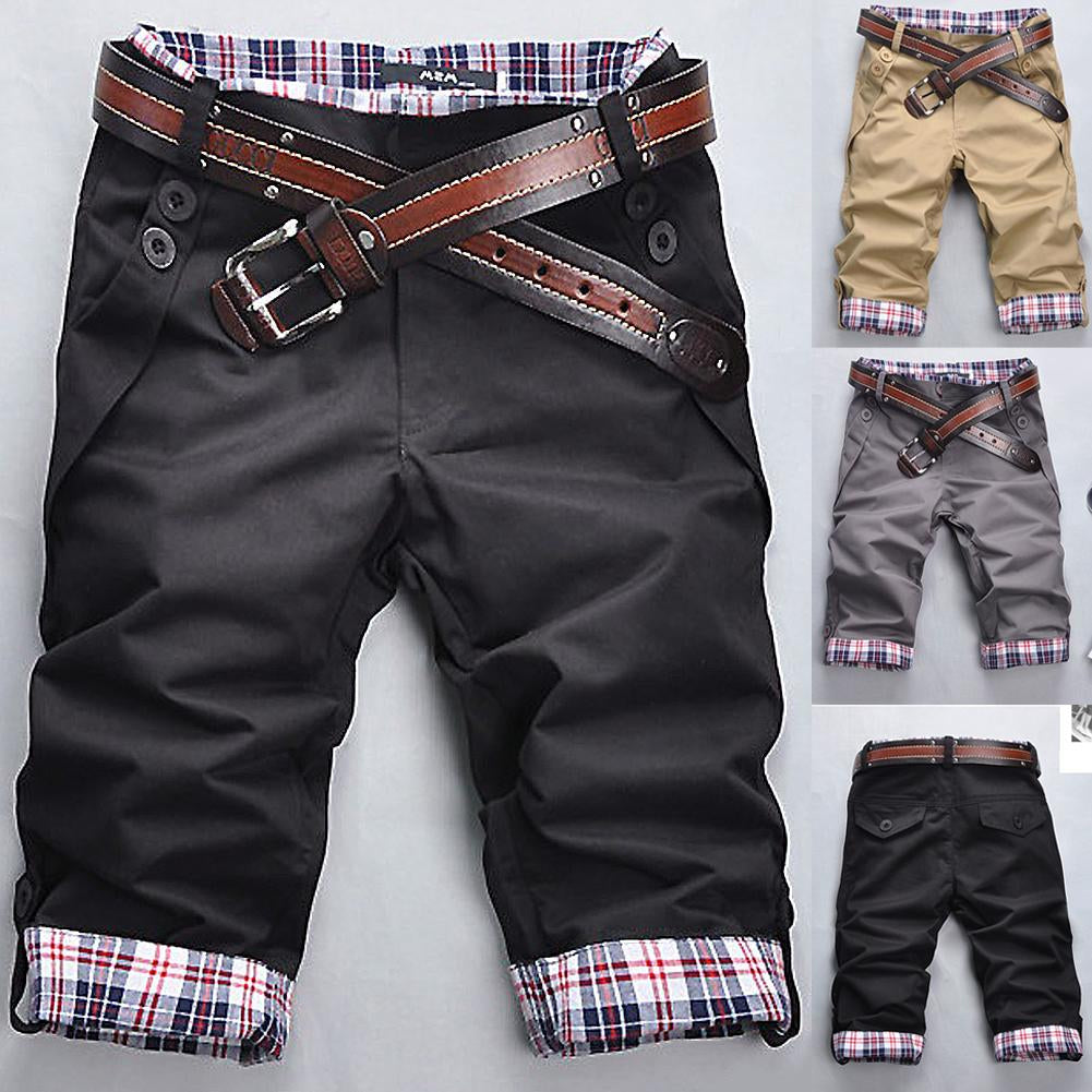 Heidi Damen Shorts Gürtel Karomuster