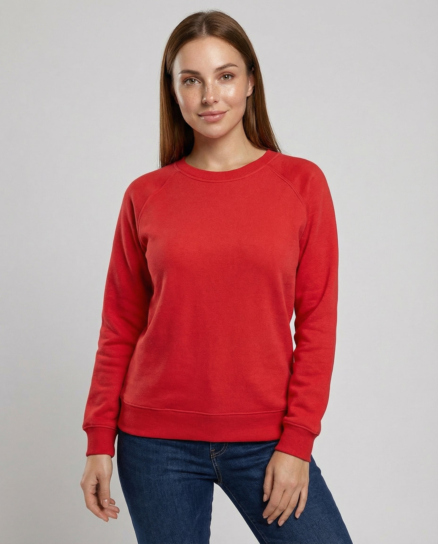 Damen Rundhals Sweatshirt Bequem - Norvielle