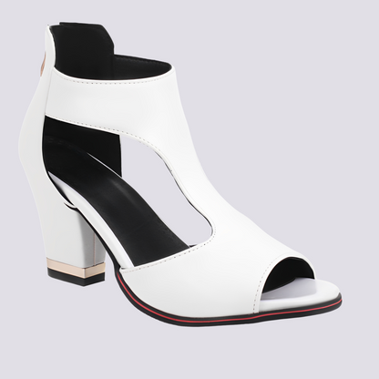 Damen Sandaletten Reißverschluss Elegantes Design