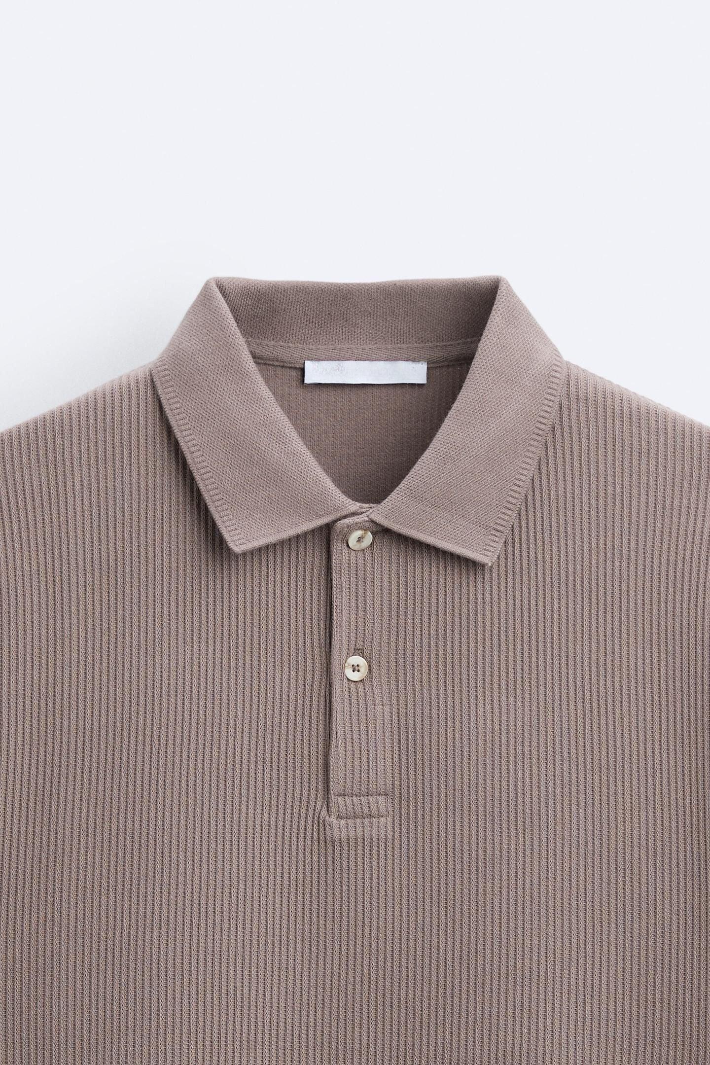 Herren Kurzarm-Polo Cremeweiß Baumwolle