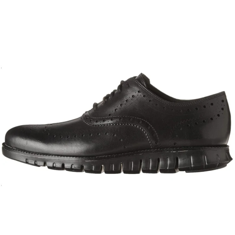 Herren Brogue-Schnürschuhe Flügelspitze Lederschuhe