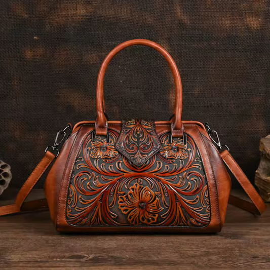 Elegante Damen Blumenhandtasche Florina - Norvielle