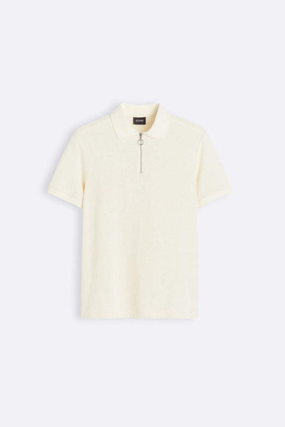 Moderne Herren Polo mit Reißverschluss