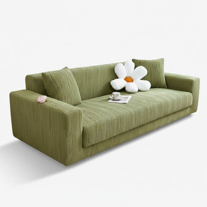 Sofabezug Jacquardstoff Haustierfreundlich Beige - Norvielle