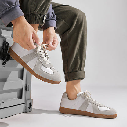 Herren Sneaker Weiche Dicke Sohle Schwarz - Norvielle
