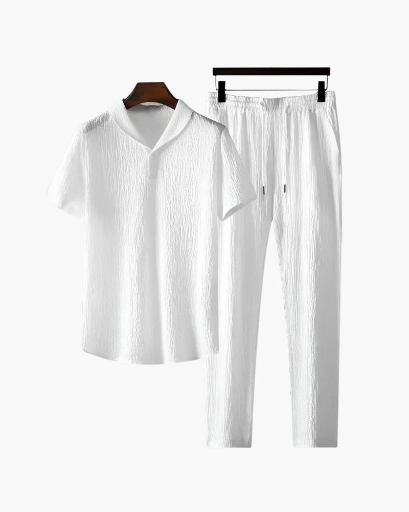 Herren Sommer-Set Kurzarmshirt und Hose - Norvielle