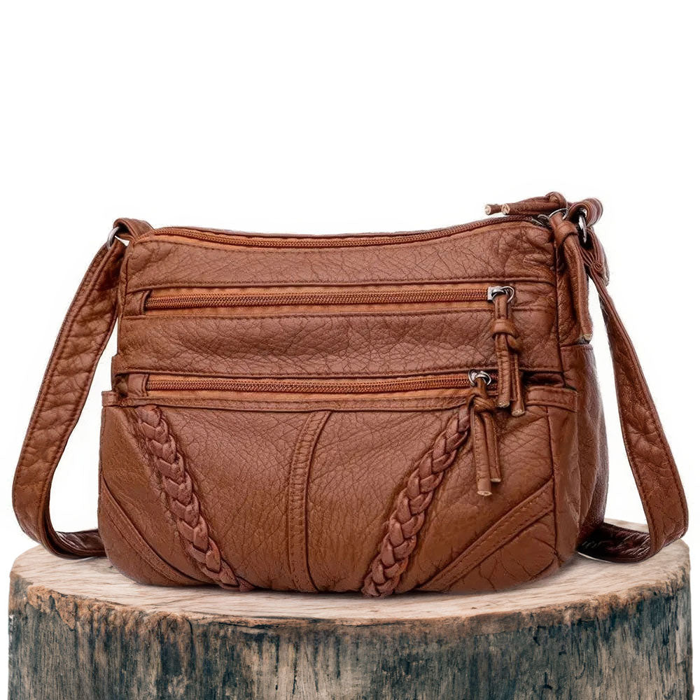 Elegante Damen Lederhandtasche - Norvielle