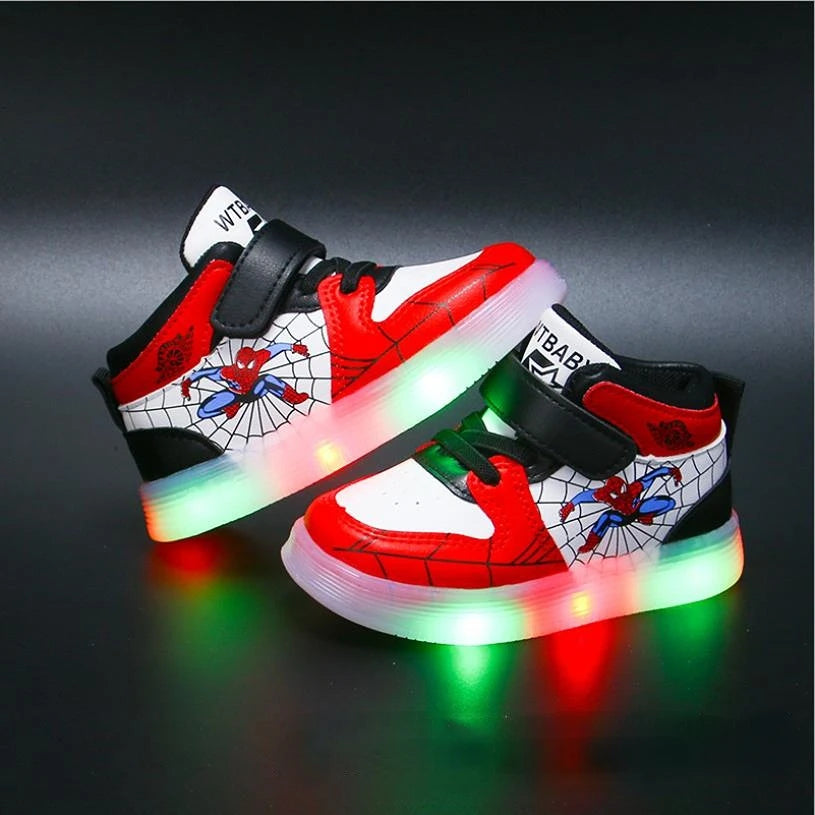 Kinder Schuhe LED Leuchtsohle Klettverschluss - Eveloria