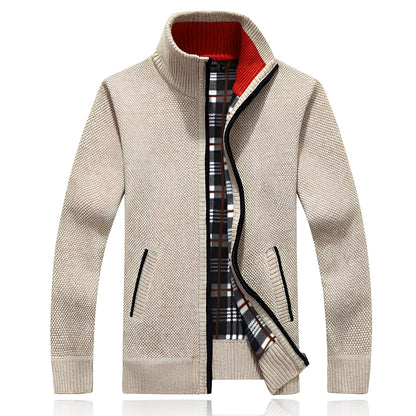 Norvielle Herren Freizeitjacke Fleece-Innenausstattung
