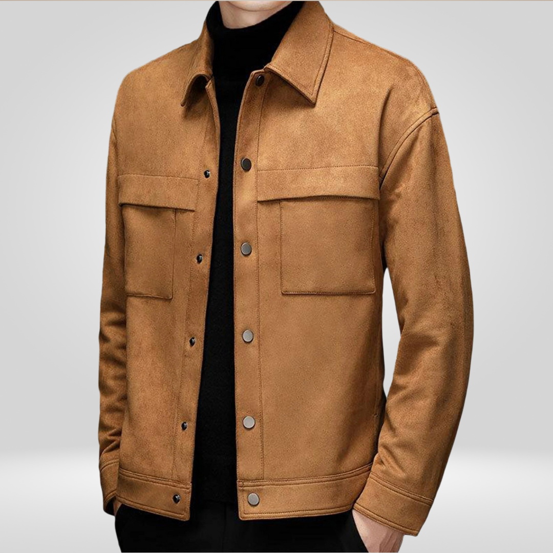 Herren Utilityjacke Funktional Struktur