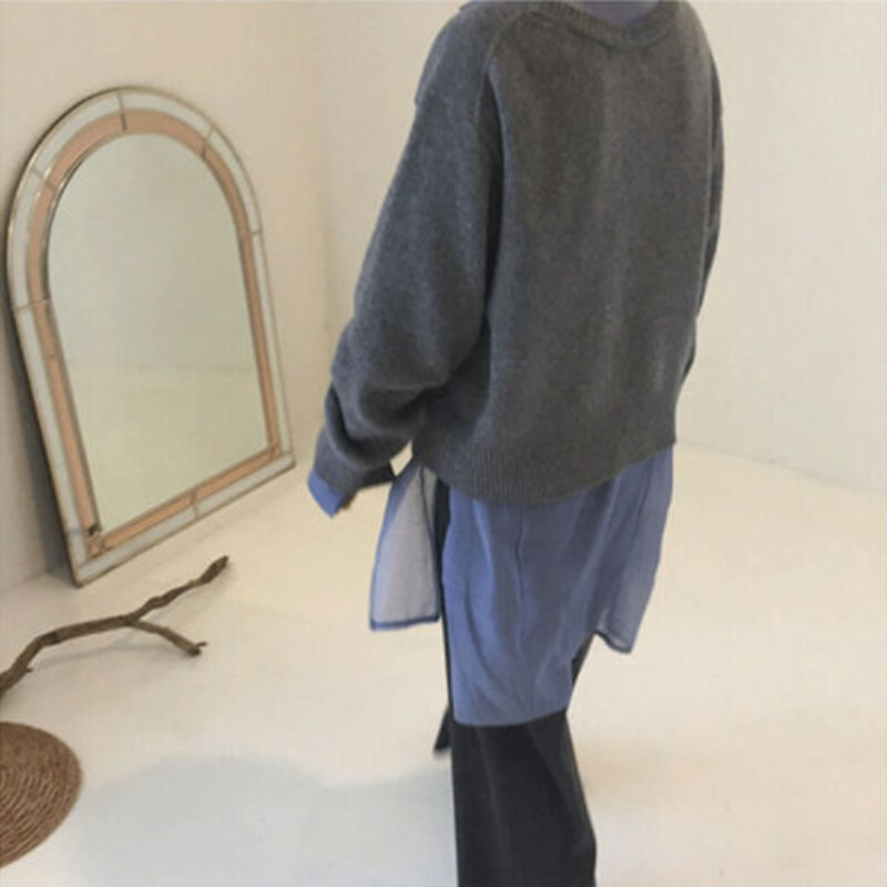 Norvielle Damen Cardigan Wärme Wickel Schwarz - Norvielle