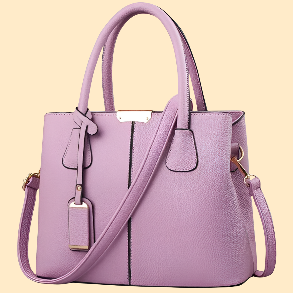 Hana Damen Schultertasche Stilvoll Leder Braun - Norvielle