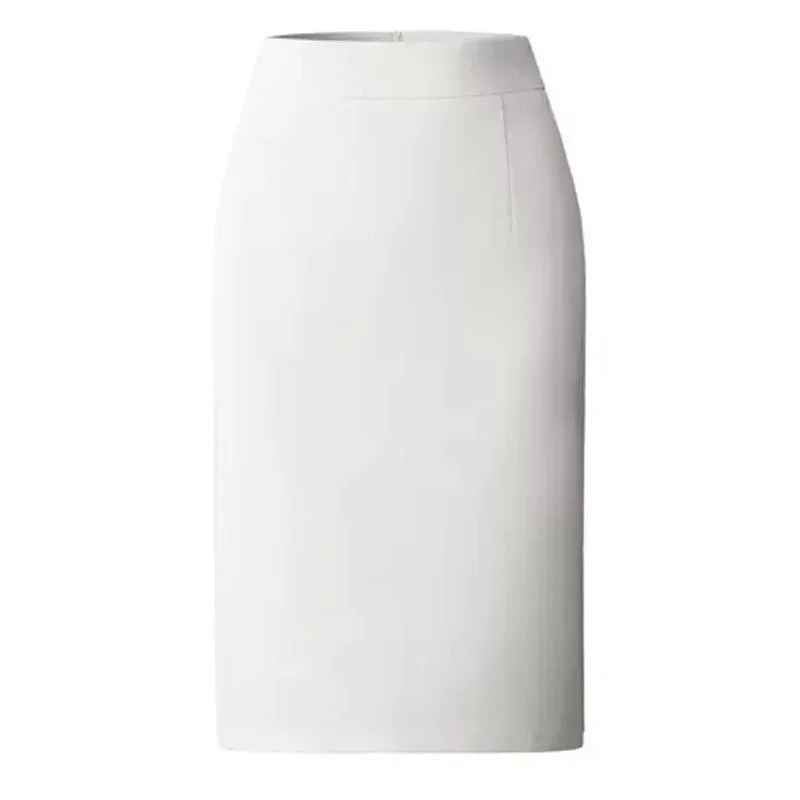 Damen Maxi-Rock Mit Schlitz Hinten Ohne Gürtel - Norvielle
