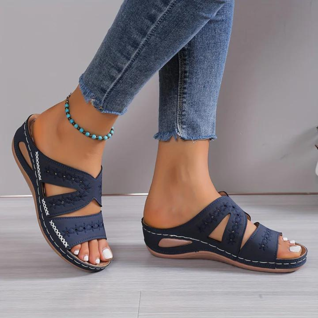 Damen Orthopädische Sandalen Sommer Atmungsaktiv