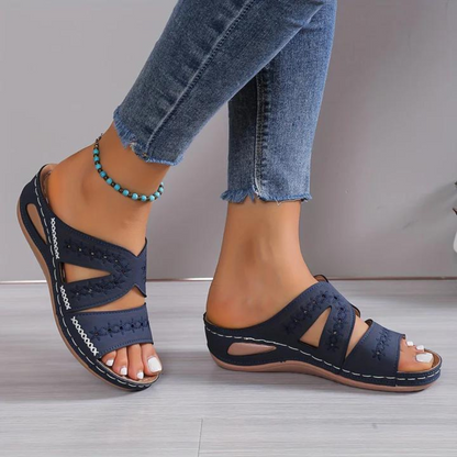 Damen Orthopädische Sandalen Sommer Atmungsaktiv