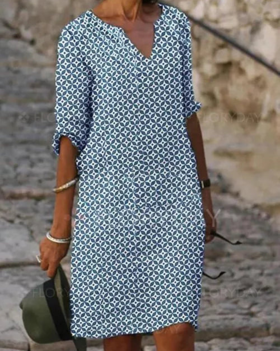 Damen Sommerkleid Midi Freizeitkleid Leicht