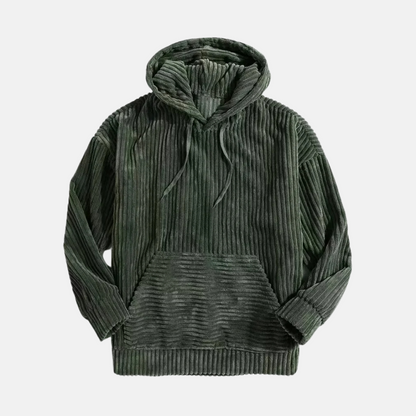 Norvielle Herren Hoodie Cord Beige