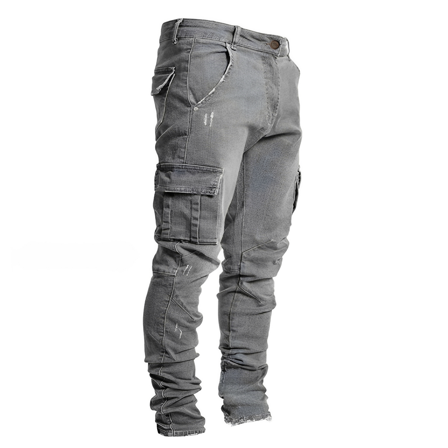 Herren Slim-Fit Cargohosen Slim Fit Stilvoll