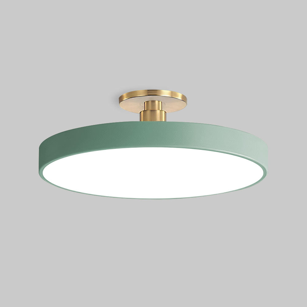 Moderne LED-Deckenleuchte Gold Finish
