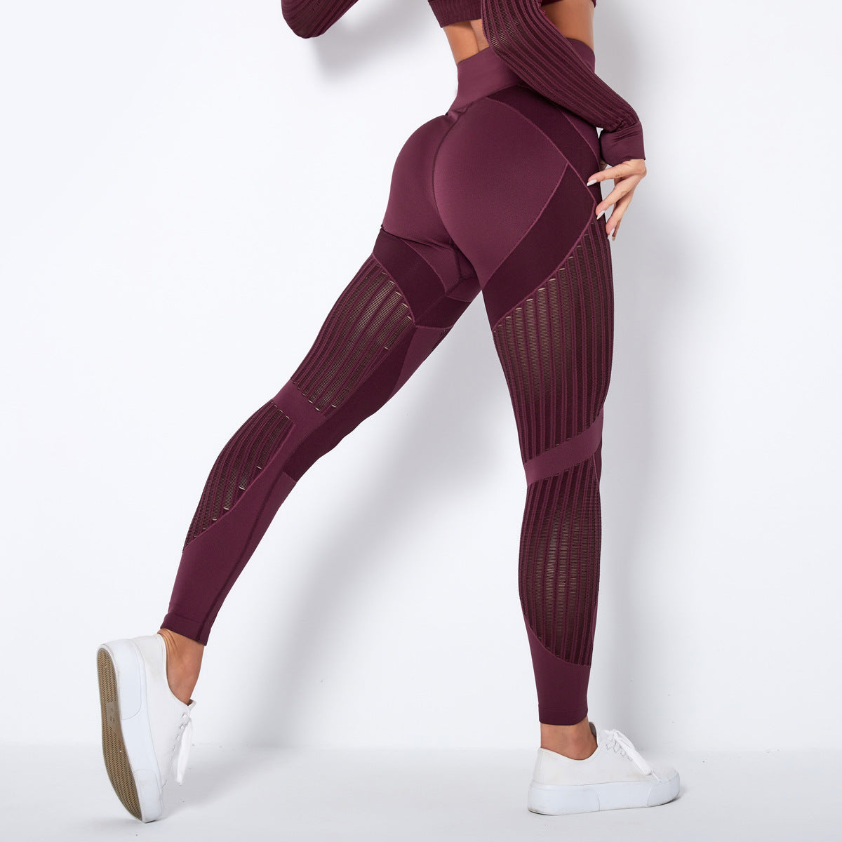 Damen Hochtaillierte Leggings Komfort