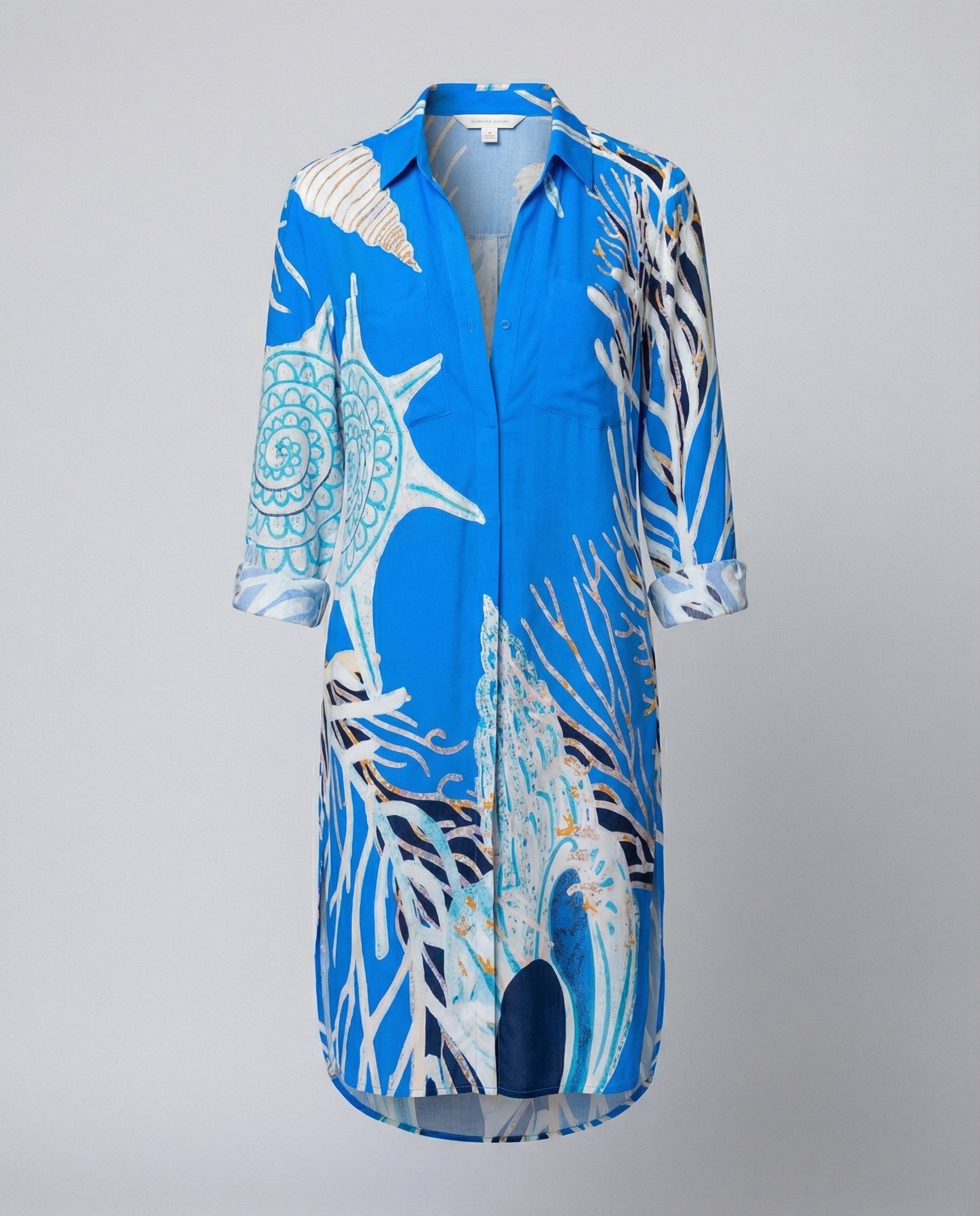 Damen Strandbluse Langarm Leicht