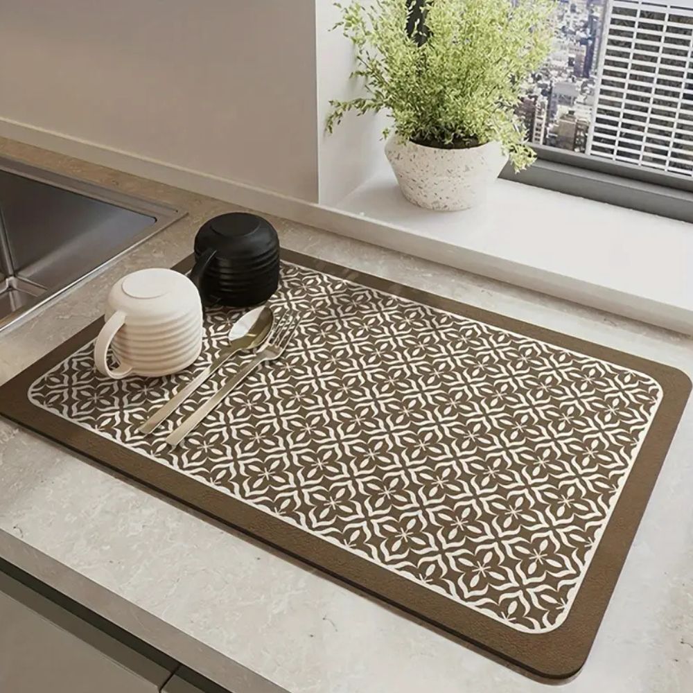 Mandala Geschirrabtropfmatte Küche