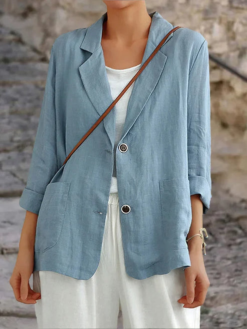 Damen Sommerjacke Locker Passform Ornella - Norvielle