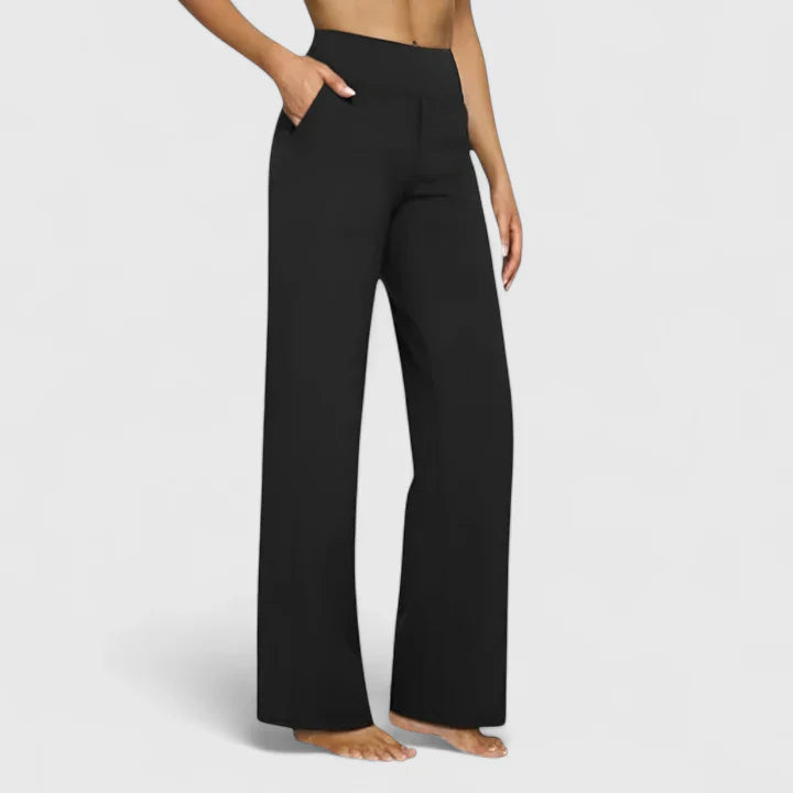 Damen Loungehose Weite Stretchbund Bequem