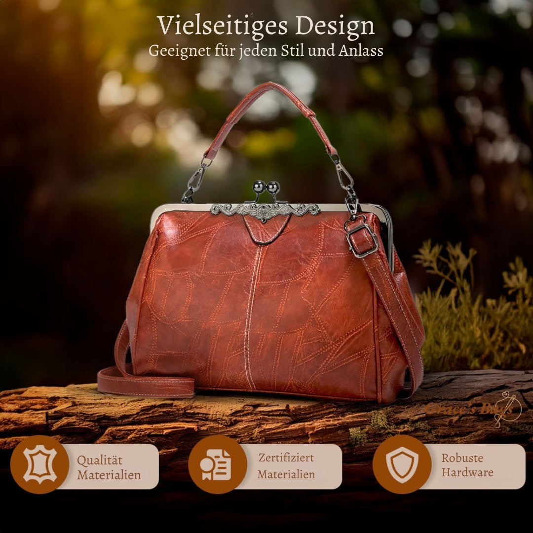 Elegante Damen Handtasche Leder